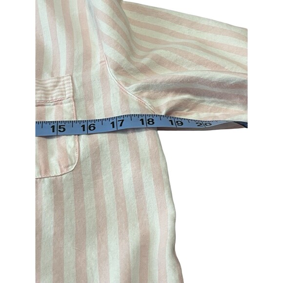 🔥 VS PINK STRIPE LONG SLEEVE HEART PJ TOP XS GOOD USED! 🔥 - Picture 8 of 13